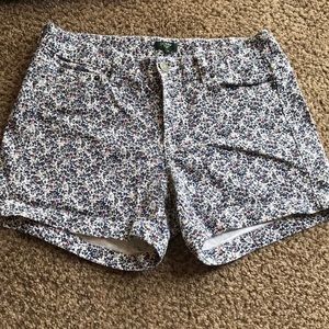 J Crew Floral Jean Shorts - Size 4